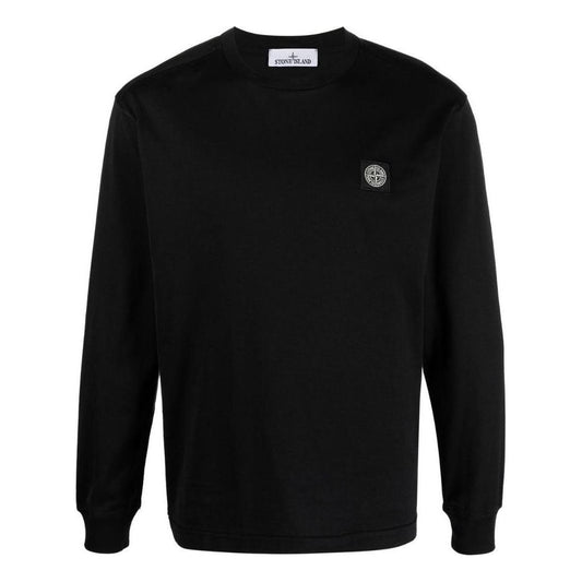 STONE ISLAND Long Sleeve Patch T-shirt 'Black' 101522713-A0029