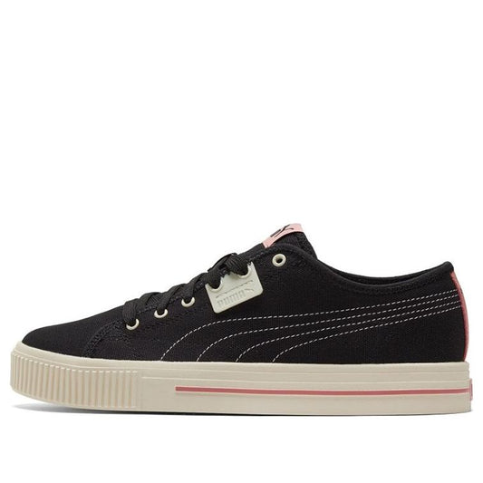 PUMA Ever Cv Casual Skateboarding Shoes Unisex Black Pink 383865-02