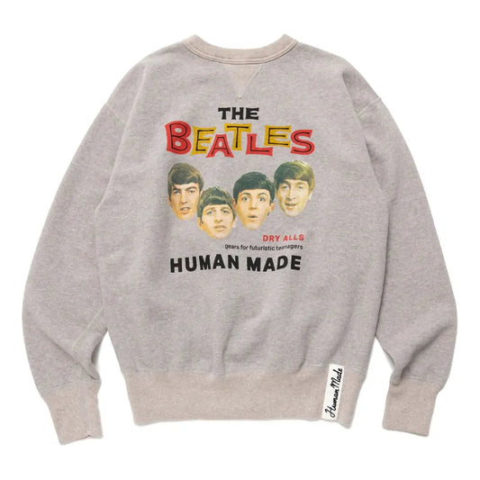 HUMAN MADE Beatles Sweatshirt 'Grey' HM24CS023