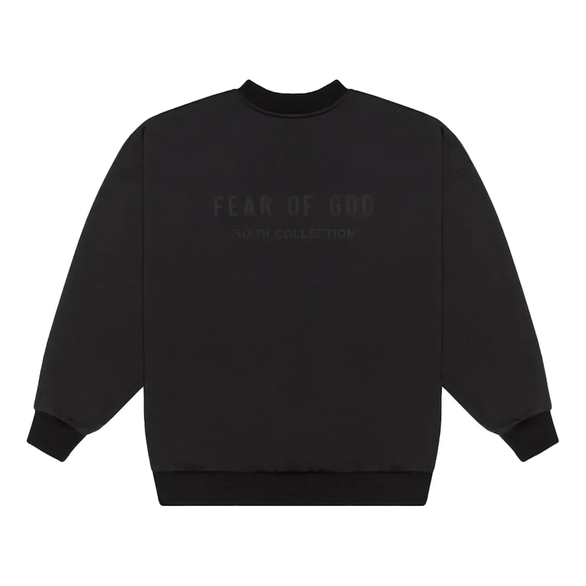 Fear of God Back Logo Crewneck Sweatshirt 'Black' FOG-FW19-64