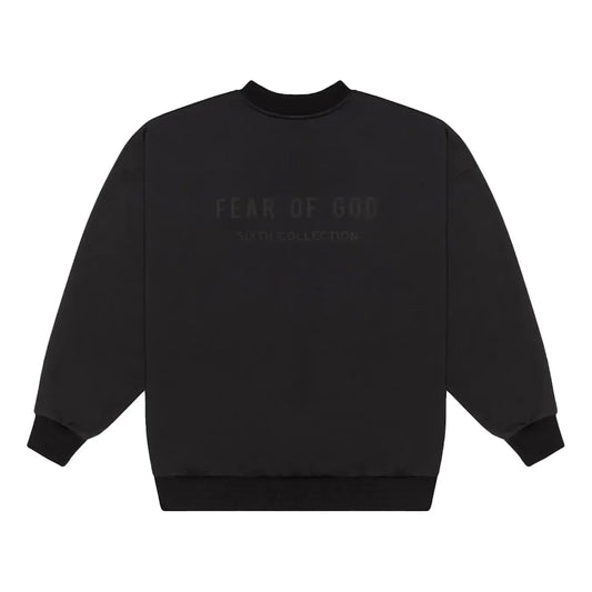 Fear of God Back Logo Crewneck Sweatshirt 'Black' FOG-FW19-64