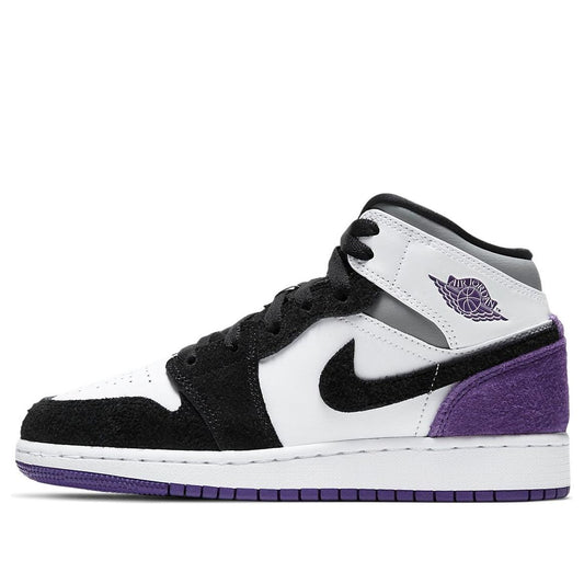 (GS) Air Jordan 1 Mid SE 'Varsity Purple' BQ6931-105