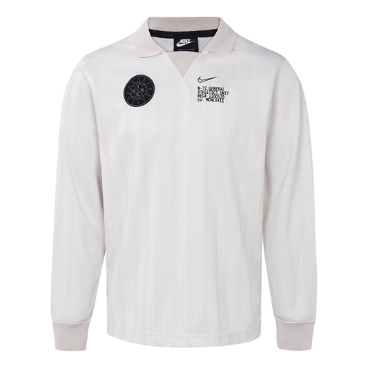 Nike Long Sleeves Collar Tee 'Cream Beige Oregon' CK1929-072