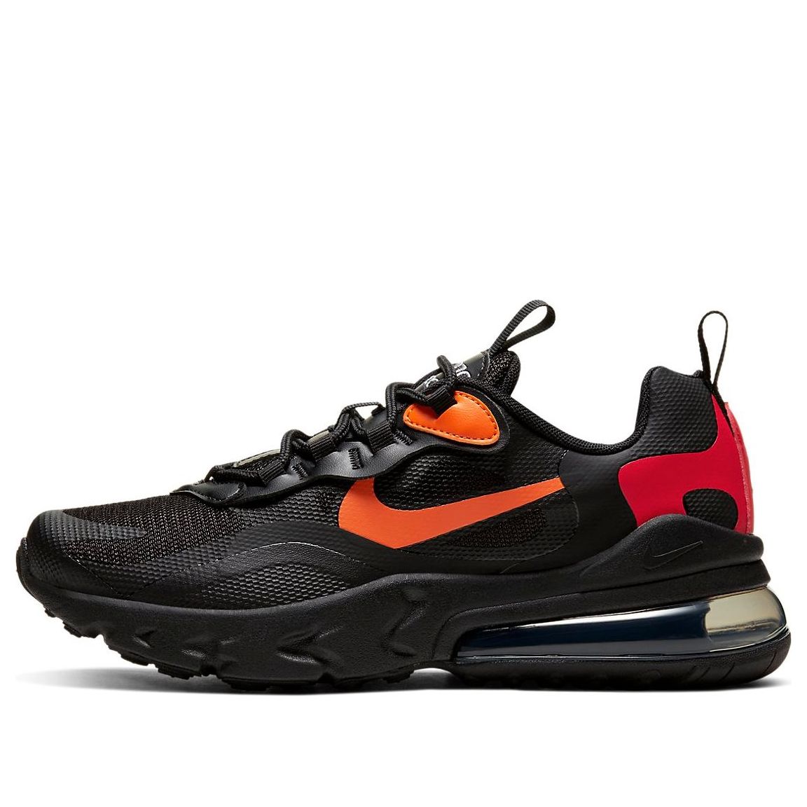 (GS) Nike Air Max 270 React 'Black Magma Orange' CV9638-001