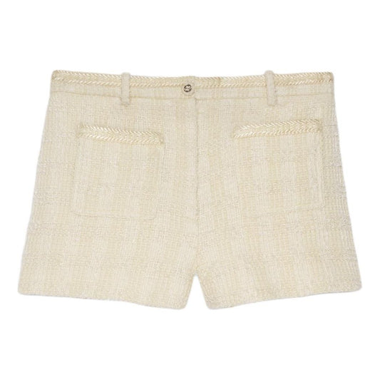 (WMNS) Gucci Wool Tweed Shorts 'Ivory' 776464-ZAOOU-9200