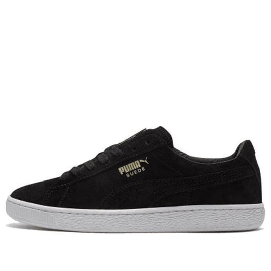 PUMA Suede Classic Metal Badge 'Black White' 370081-01