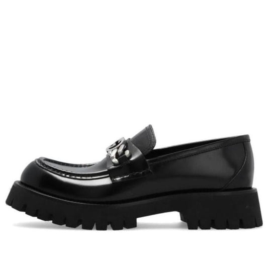 Gucci Leather Loafers 'Black' 752093-DS800-1000