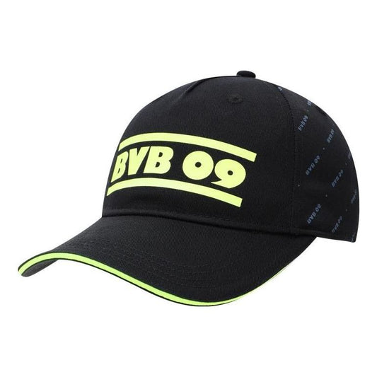 PUMA BVB Legacy Football Baseball Cap 'Black Yellow' 02360305
