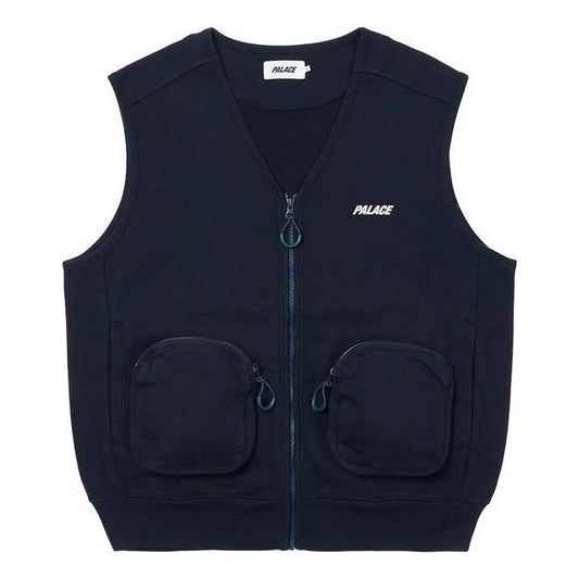 Palace London Sweat Gilet 'Navy' P22CS210