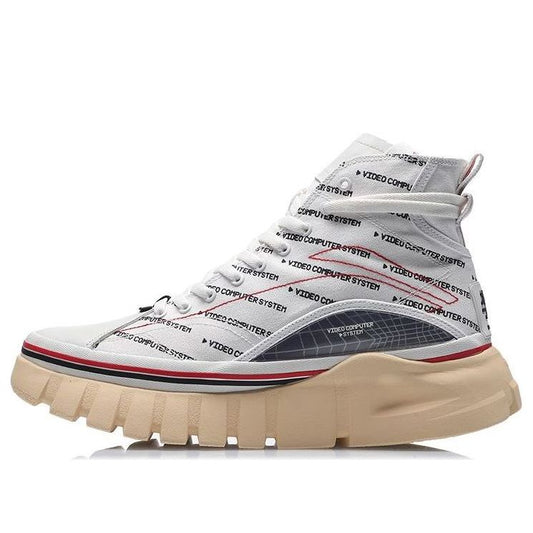 Li-Ning Boot Classic Casual Shoe White AGCP388-15
