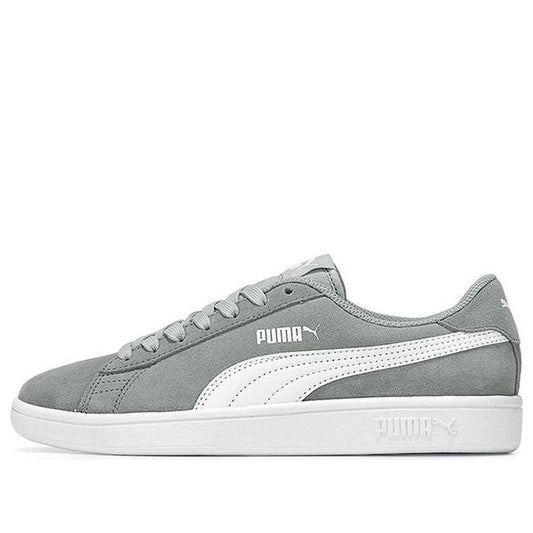 (GS) PUMA Smash v2 Sd Jr Grey/White 365176-21