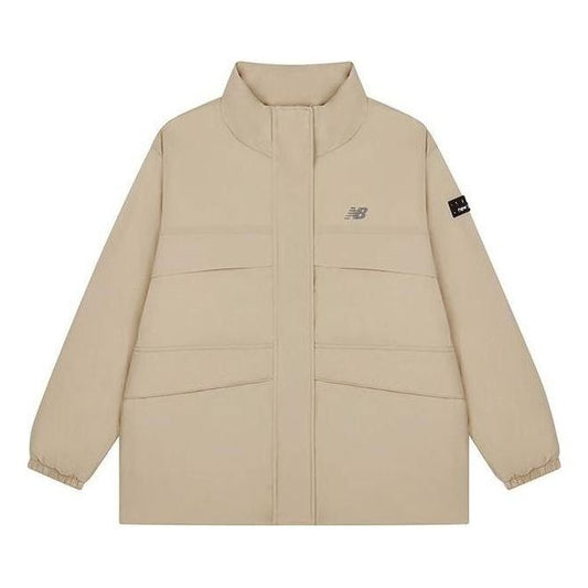 (WMNS) New Balance Classic Warm Coat Asia Sizing 'Beige' AWJ33329-INC