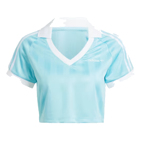 (WMNS) adidas Football Crop Top 'Light Aqua' IR9779