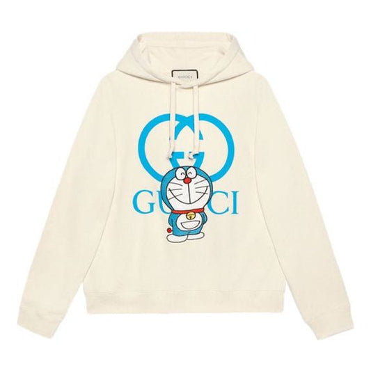 Gucci x Doraemon SS21 Hoodie 'Ivory Blue' 646953-XJDE1-9150