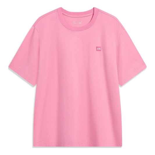 Li-Ning Small Logo T-shirt 'Pink' AHST561-8