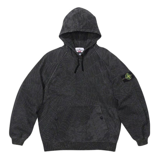 Supreme x STONE ISLAND FW23 Week10 Hoodie 'Black' SUP-FW23-169