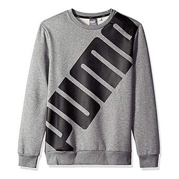 PUMA Big Logo Round Neck Gray 855069-03