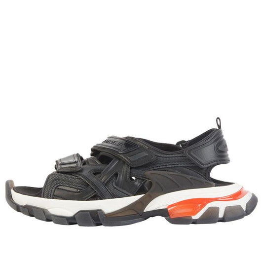 (WMNS) Balenciaga Track 2.0 Sandals 'Black Red' 655948W2CC31096