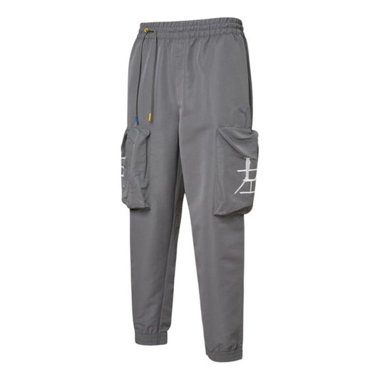 PUMA x Michael Lau Cargo Pants 'Grey White' 531323-60