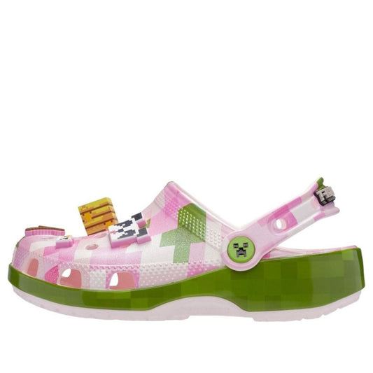 (GS) Crocs Classic Clog Minecraft Cherry Blossom 'Pink Green' 214152-90H