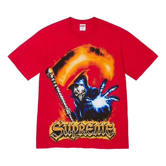 Supreme SS26 Grim Reaper T-Shirt 'Red' SUP-SS26-159-RED