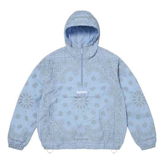 Supreme SS26 Reflective Bandana Anorak 'Light Blue' SUP-SS26-293-BLU