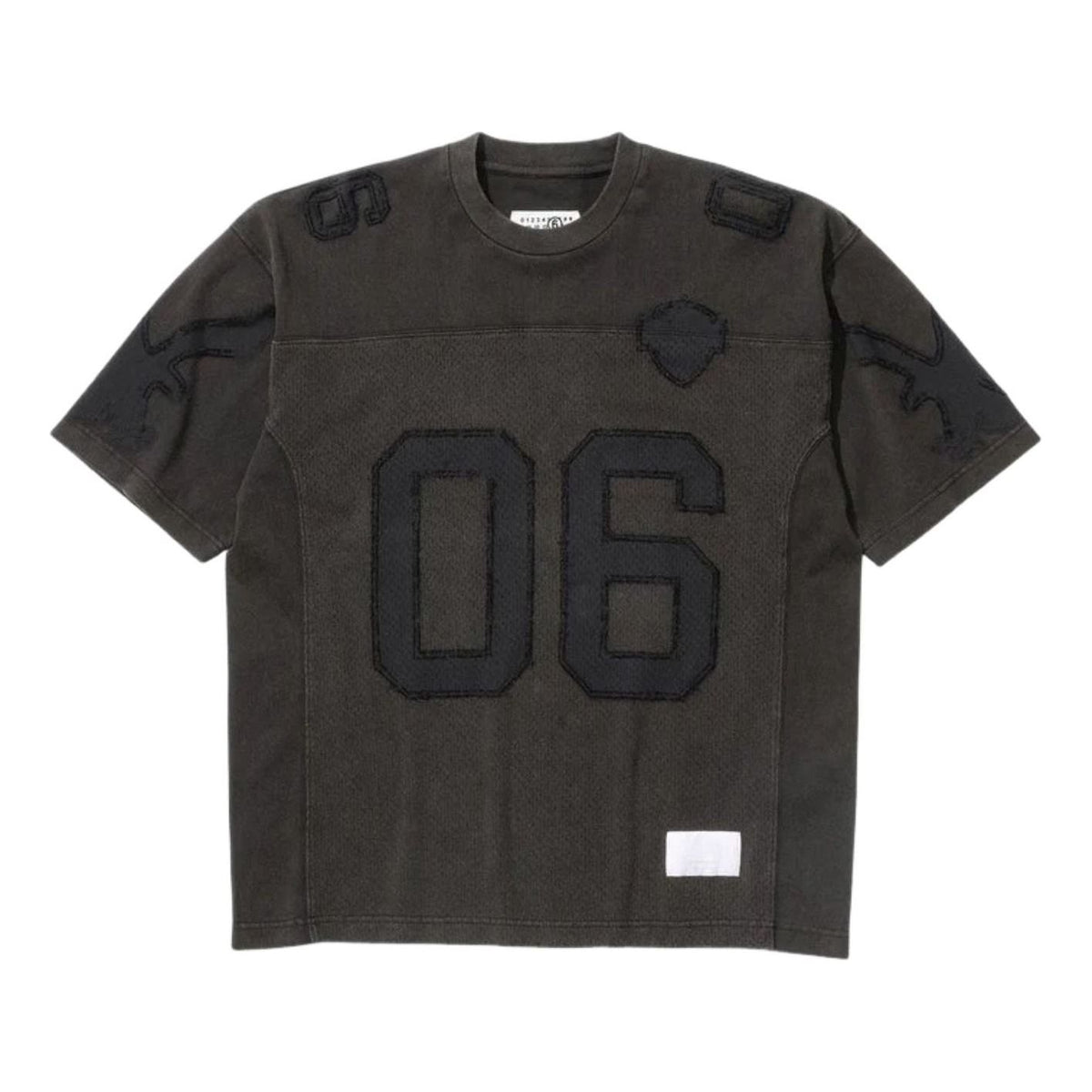 Supreme x MM6 Maison Margiela Cotton Football Jersey 'Black' SUP-SS26-102-BLK