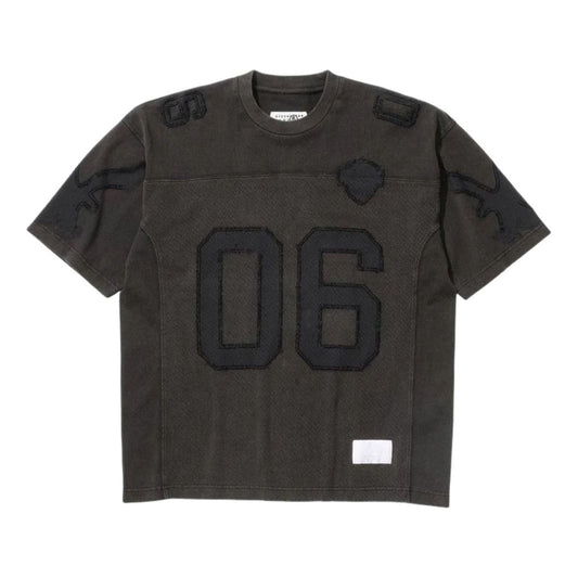 Supreme x MM6 Maison Margiela Cotton Football Jersey 'Black' SUP-SS26-102-BLK