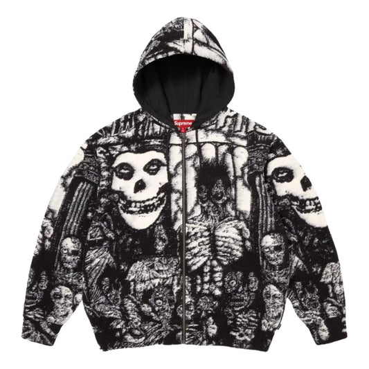 Supreme x The Misfits SS26 Zip Up Hooded Sweater 'Black' SUP-SS26-153-BLK